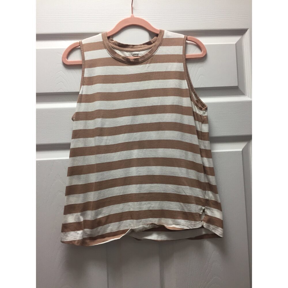 George Striped Tank Sz Xs